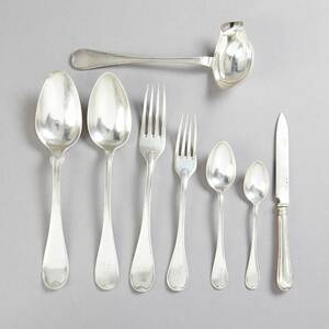 Silverbestick modell svensk rund