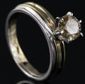 Solitaire ring ca. 1.10 ct.