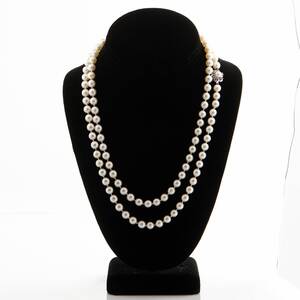 Collier odlade saltvattenspärlor