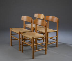 Børge Mogensen. Fire stole af eg, Folkestolen, model J-39 4