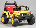Elektrisk jeepbil til børn, gul