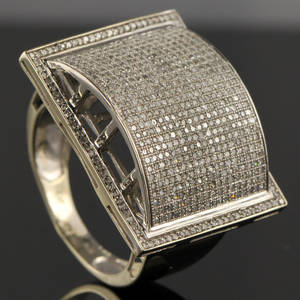 Diamant herrering med 574 diamanter ca. 1.75 ct.