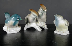 Rörstrand, figuriner, fåglar3