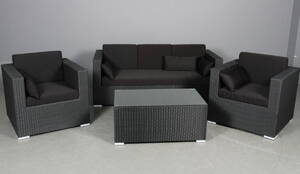 Havemøbler. Loungesæt af polyrattan. 4