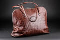 Mulberry, skuldertaske af brunt krokopræget læder