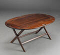 Butlers tray af bejdset egetræ. 1900tallet