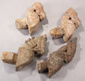 Et sæt på fire Indiske hestehoveder. 1700-1800 tallet. 4