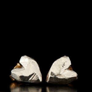 Örhängen 1 par 18 k guld och sterlingsilver