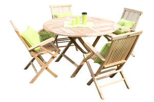 Teak Havemøbelsæt 5