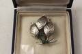 Brosch, silverKrysopaser