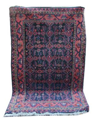 Handknuten matta, orientalisk