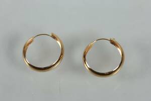 CREOLÖRHÄNGEN, ett par, guld, 14 k, 0,9 g