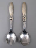Georg Jensen. Kaktus salatbestik 2