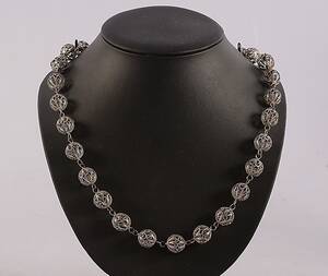 HALSBAND, silver, 37 gram.