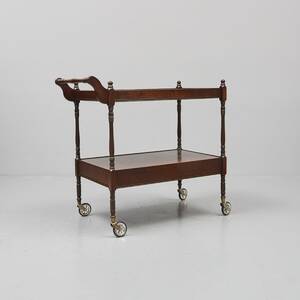 Serveringsvagn, mahogny