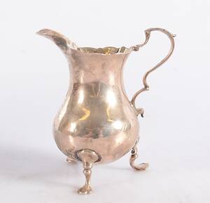 GRÄDDKANNA, silver, barockstil.