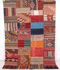 Persisk Patchwork kelim, 246 x 168 cm