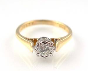 Diamantring, 0.20 ct