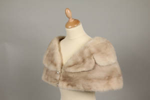 Minkstole. Astmann. længde 109 cm