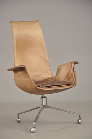 Preben Fabricius  Jørgen Kastholm Kontorstol,  Tulip chair