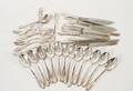 Bestickservisdelar 35st, nysilver, modell Haga