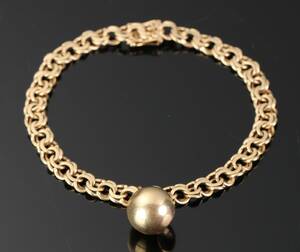 Armbånd af 14 kt. guld. Model bismark 2