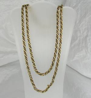 Goldene Vintage Kordelkette