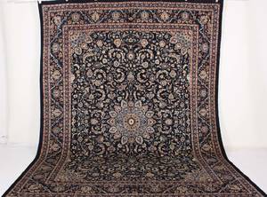 Persisk handknuten matta Kashmar, mått 393x298 cm