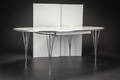 Piet Hein  Bruno Mathsson. Super Ellipsebord med udtræk 3 
