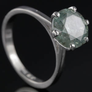 Solitaire ring ca. 3.70 ct.