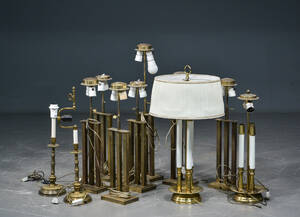 10 bordlamper af messing 11 Denne vare er sat til omsalg under nyt varenummer 4736512