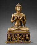 Buddha figur af bronze, 1900-tallet