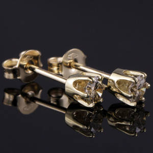 Par brillant ørestikker ca. 0.43 ct.