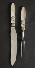 Gundorph Albertus for Georg Jensen. Kaktus forskæresæt 2