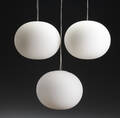 Jasper Morrison tre loftpendler, model Glo-Ball C1 3