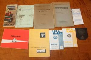 diverse instruktionsböcker