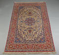 Persisk Isfahan. Uld på silke, 233x156 cm Denne vare er sat til omsalg under nyt varenummer 4142817