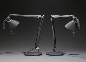 Alberto Meda  Paolo Rizzatto for Luceplan. Et par Fortebraccio bordlamper 2