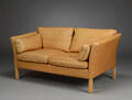 Stouby. To-pers. sofa, læder. 