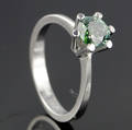 Solitaire ring ca. 1.15 ct.