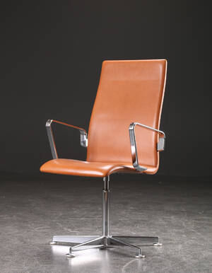 Arne Jacobsen. Armstol, model 3273  Red Label Oxford Denne vare er sat til omsalg under nyt varenummer 4421646