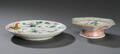 Kinesisk skål samt opsats af porcelæn, 1800-tallet 2