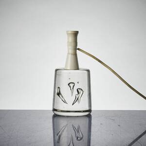 Bordslampfot, Glas