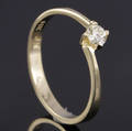 Solitaire ring ca. 0.20 ct.