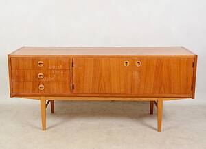 UNDERSKÅP, teak, 196070-tal.