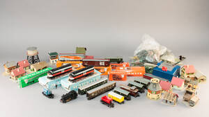 Samling Märklin tog med tilbehør 