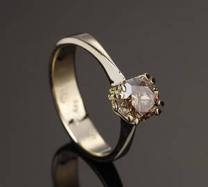 Diamantring, ca. 1.05 ct