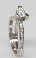 Brillantring, 0.82 ct.