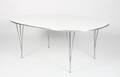 Piet Hein. Superellipse spisebord, hvid.
