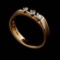 Ring 18 k guld briljanter